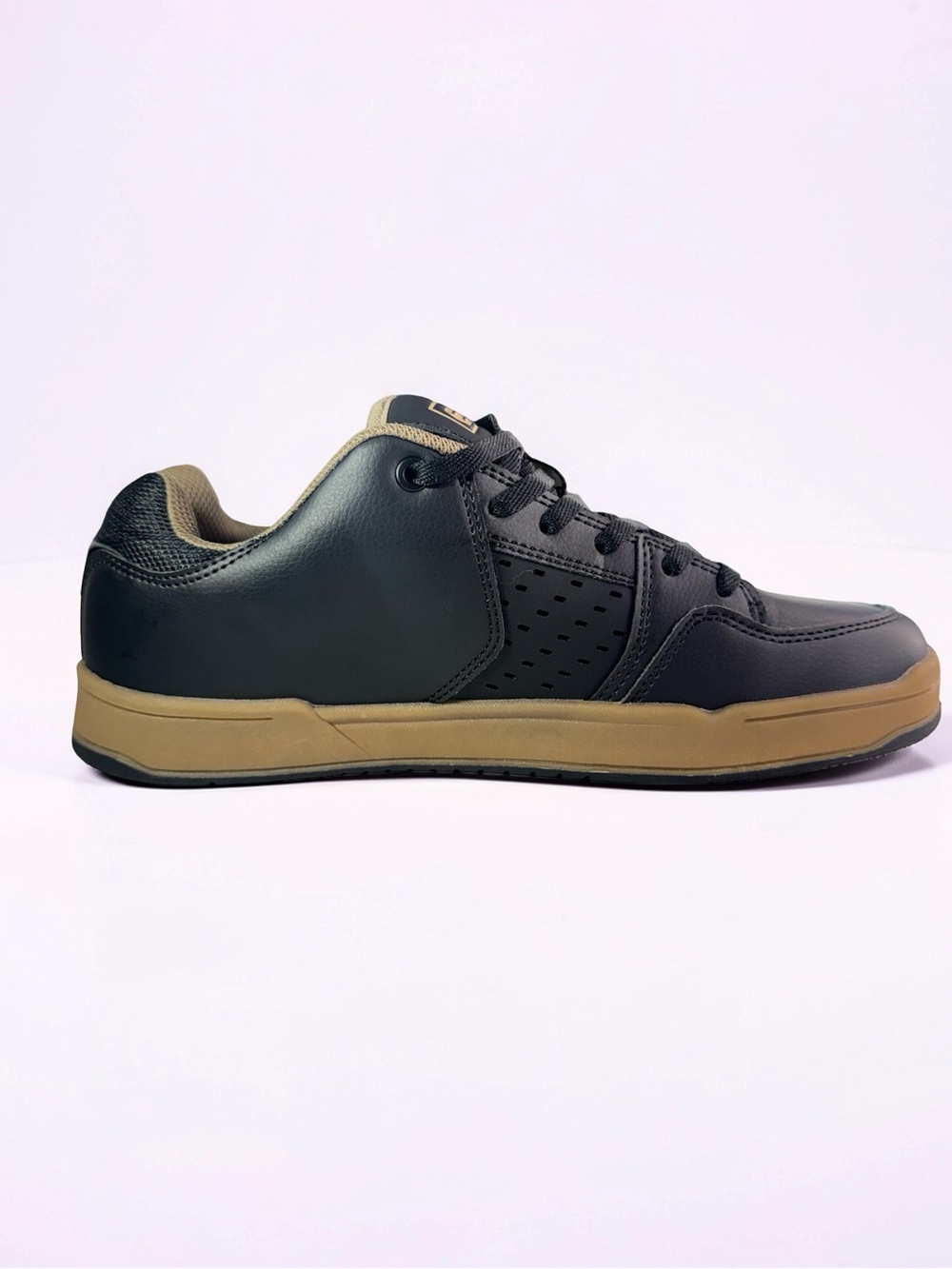 Etnies Frontside Black Gold Gum Skate Shoes Men's Size 10 NEW - Picture 3 of 9